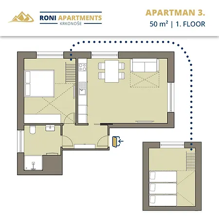 Apartment Roni Krkonose Cerny Dul